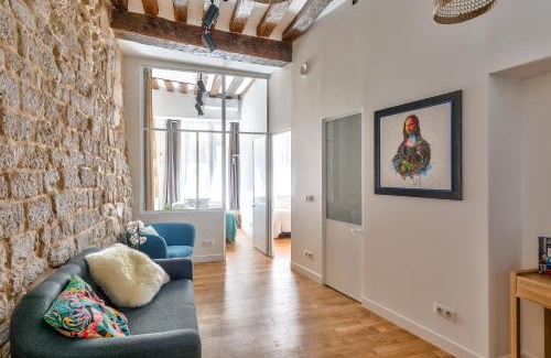 Quartier Sainte-Avoye Apartment | New Stunning 4 Bdrs Apt, With AC – Le Marais