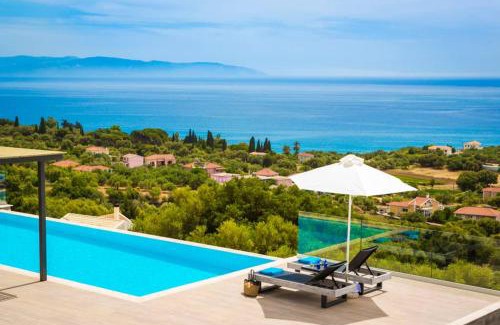 Mousata Villa | New Villa Blue with private pool at Trapezaki