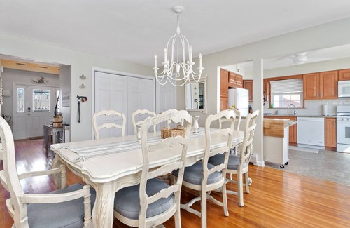 Mantoloking House | Newly listed pet friendly home on quiet scenic lagoon, Walk to beach. A MUST SEE