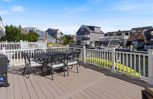 Mantoloking House | Newly listed pet friendly home on quiet scenic lagoon, Walk to beach. A MUST SEE