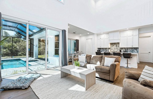 Fort Pierce House | Newly Renovated Near Beach-House w/Private Pool & Lanai w/BBQ