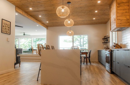 Redbridge House | Newly renovated open concept lake house with beautiful views