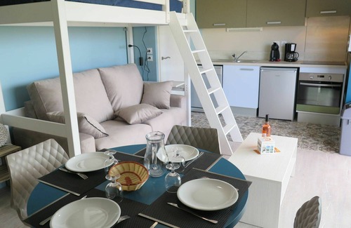 Vieux-Boucau-les-Bains Apartment | Nice apartment for 3 guests with WIFI, pool, TV and terrace