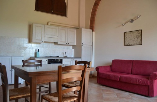 Casalappi Other | Nice apartment for 3 guests with pool, A/C, TV, panoramic view and parking