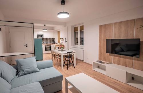 Jachymov Apartment | Nice apartment for 4 people with WIFI, TV, pets allowed and parking