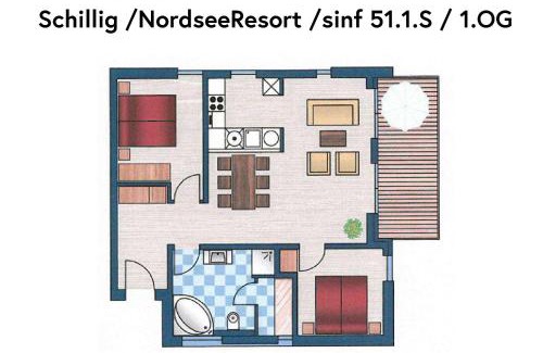 Schillig Apartment | NordseeResort Friesland NordseeResort Friesland 51-1-S