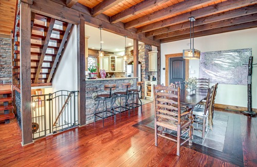 Ranger House | North Georgia Log Home w/Long Range Views
