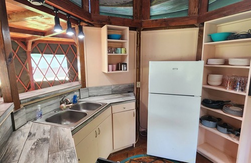 Mokuleia RV Rental | North Shore Rustic Country Lodge 2-Story Yurt By Beach Waialua Haleiwa Glamping