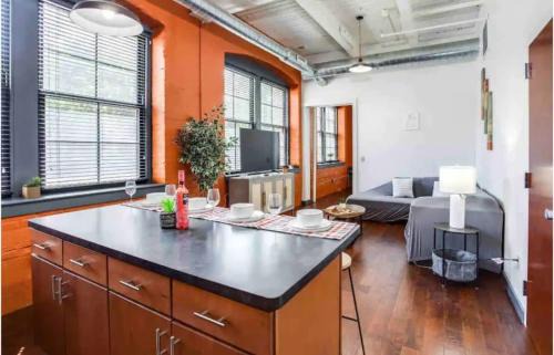 Rochester Apartment | NY Style Loft with King Bed