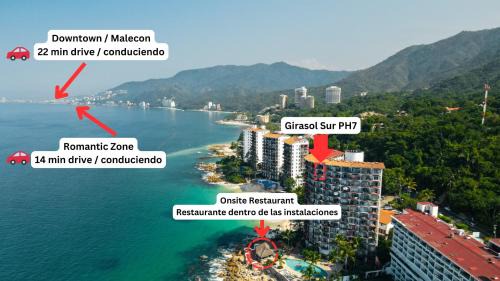 South Shore Hotel Area Apartment | Ocean Front Penthouse Newly Renovated, Sleeps 6, Casa Agua, Girasol