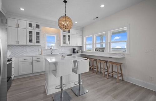 Village of Stump Sound House | "Ocean Sounds" - 2nd Row 7 Bedroom Home - Elevator, Community Pool
