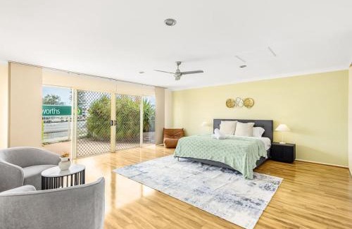 Clontarf House | Ocean View From Balcony 5BR Home with Pool at Redcliffe