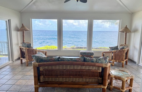 Kapoho House | Oceanfront Home w/Private Pool. USA Military & Fire - Repeat Guest Discount!