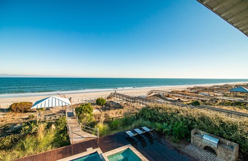 North Litchfield Beach House | Oceanfront home with private swimming pool & private walkway to beach at North Litchfield Beach.