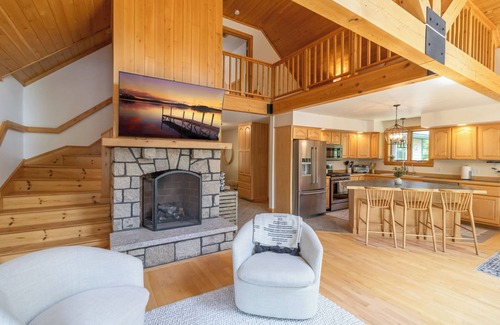 Hancock House | Oceanfront Home with Views: Private, Hot tub, Fire pit, Game room, Yoga Deck