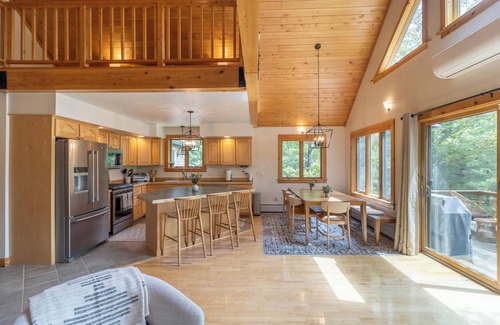 Hancock House | Oceanfront Home with Views: Private, Hot tub, Fire pit, Game room, Yoga Deck