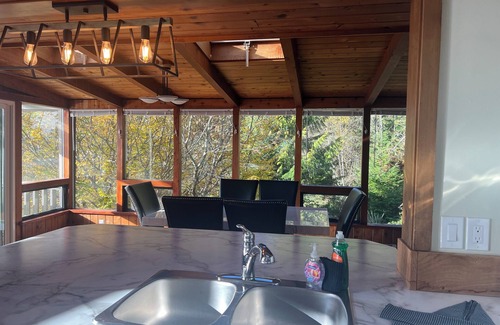 Juan de Fuca Electoral Area Cabin | Oceanfront Lodge; your private, family-friendly retreat in the trees