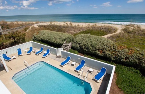 Carolina Dunes House | OCEANFRONT, Ocean Views, Pool, ELEV, H Tub, Dogs Welcome, CD1, A Great Place