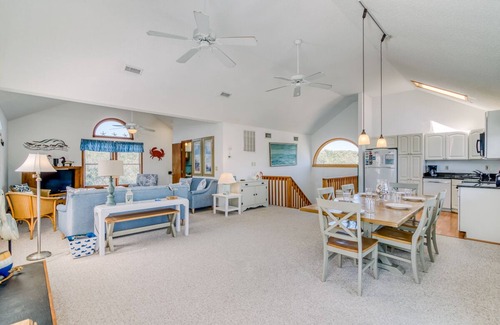 Tuckahoe House | Oceanside home in Duck w/hot tub & community pool!