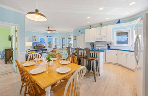 Salvo House | Oceanside Home with Hot Tub, Nearby Beach Access, and Grills. A Retreat for All!