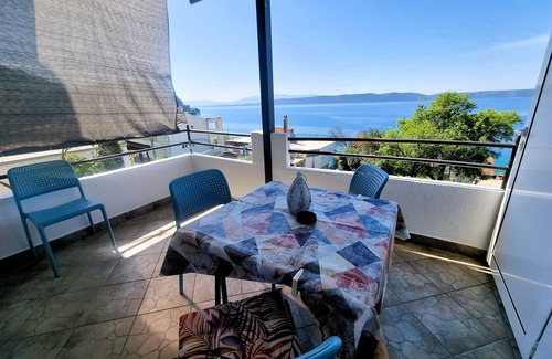 Zivogosce Apartment | One bedroom apartment with balcony and sea view Živogošće - Porat, Makarska (A-16289-c)