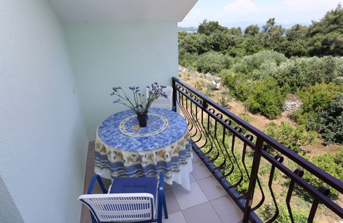 Drace Apartment | One bedroom apartment with balcony and sea view Drače, Pelješac (A-10211-b)