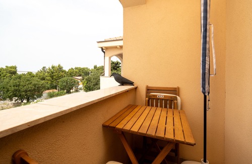 Sibuljina Apartment | One bedroom apartment with balcony and sea view Tribanj Šibuljina, Paklenica (A-17818-c)