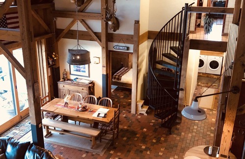 Briggsville House | One of a Kind Barnhouse on Lake Mason near WI Dells