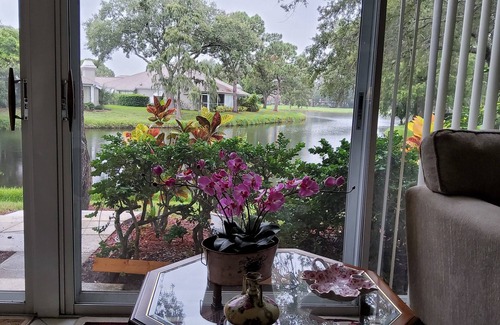 The Meadows Villa | One story Villa in golf community with lake view & walking path