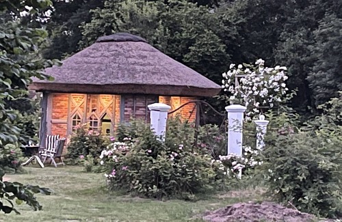 Nustrow House | Orangery in the park-like rose garden, wildflower meadow, apiary and pond -