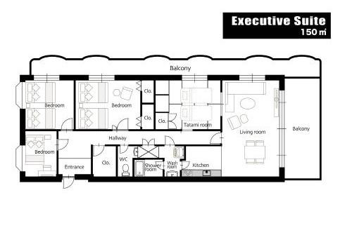 Nishi Ward Apartment | OUCHI HOTEL SUITE Temma