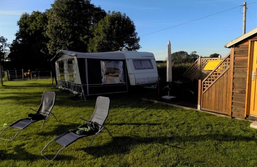 Horum House | Our caravan ´Nordlicht´ in a quiet rural location