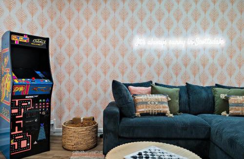 Liberty Square House | Outdoor Oasis Pool Sport Court Arcade Put Put