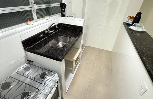 Canto do Forte Apartment | Pé na Areia Canto do Forte VII