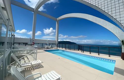 Boqueirao Apartment | Pé na Areia: Flat à Beira-Mar para a Família