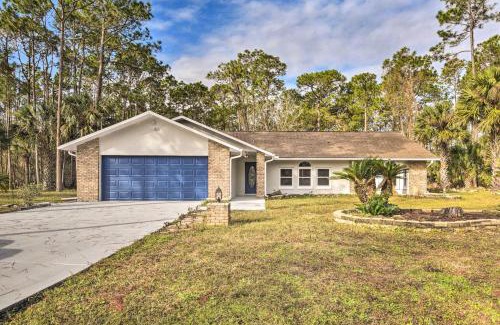 Palm Coast House | Palm Coast Home about 7 Mi to Flagler Beach!