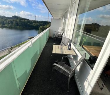 Bad Segeberg Apartment | Panoramablick über den See