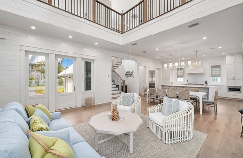 WaterSound West Beach House | Paralia - Private Pool, Golf Cart, Lakefront