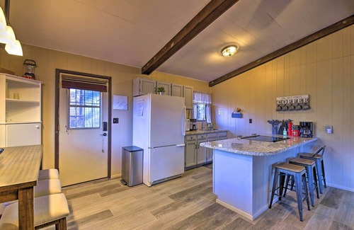 Christopher Creek Cabin | Patio, Grill + Mogollon Rim Views: Payson Cabin