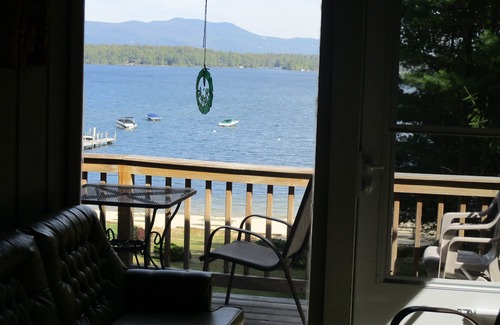 Meredith House | Patrician Shores Winnipesaukee Home Right On The Beach SPECIAL AUGUST RATES