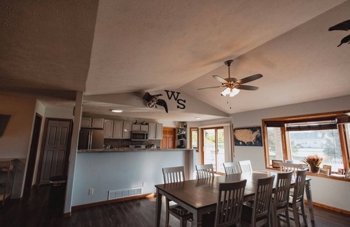 Kearney House | Peaceful neighborhood OUTSIDE of Kearney and one of the LARGEST homes available.