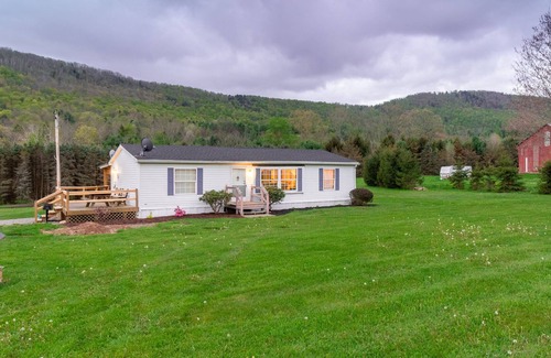 Gaines House | Peaceful Pine Lodge | Right On Pine Creek | HOT TUB -Pet Friendly