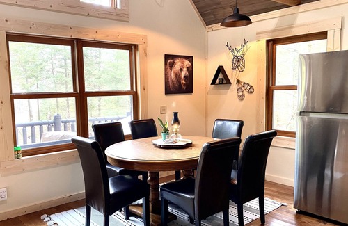 Rhinelander Cabin | Peaceful RIVER front cabin in the WOODS! Kayak, snowmobile, hike, relax!