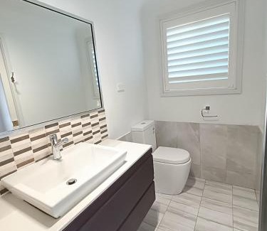 Baulkham Hills House | Peaceful Room with Attached Bathroom in Modern, Baulkham Hills Home - BH0