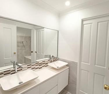 Baulkham Hills House | Peaceful Room with Attached Bathroom in Modern, Baulkham Hills Home - BH0