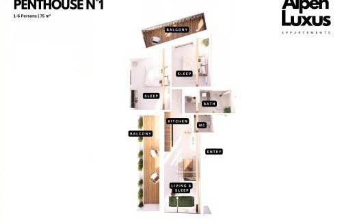 Kramsach Apartment | PENTHOUSE N`1 - AlpenLuxus Collection