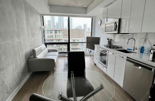 Fashion District Apartment | Perfectly Located Cozy Open-Concept Condo