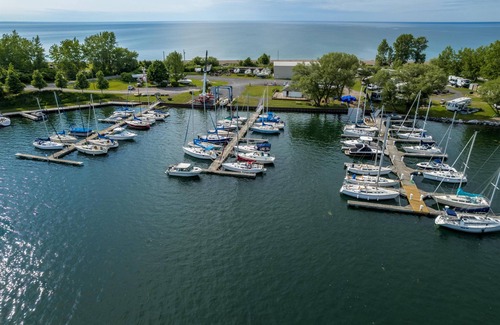 South Butler Cottage | Pet Friendly Cottage - Waterfront Cottage - There is waterfront; and there is everything else! This is Waterfront with marina views