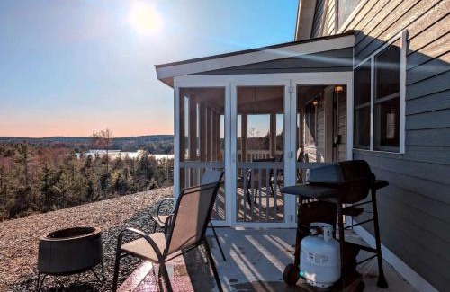 Sullivan House | Pet-Friendly Lakeside Cabin with Fire Pit & Screened Porch near Flanders Pond in Sullivan, Maine