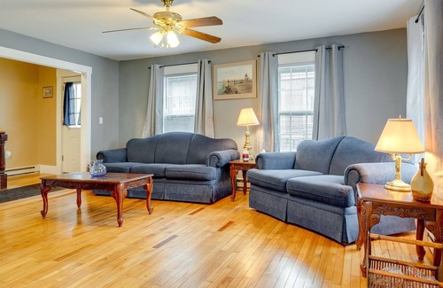 Woodsville Apartment | Pet-Friendly New Hampshire Getaway w/ Fire Pit!